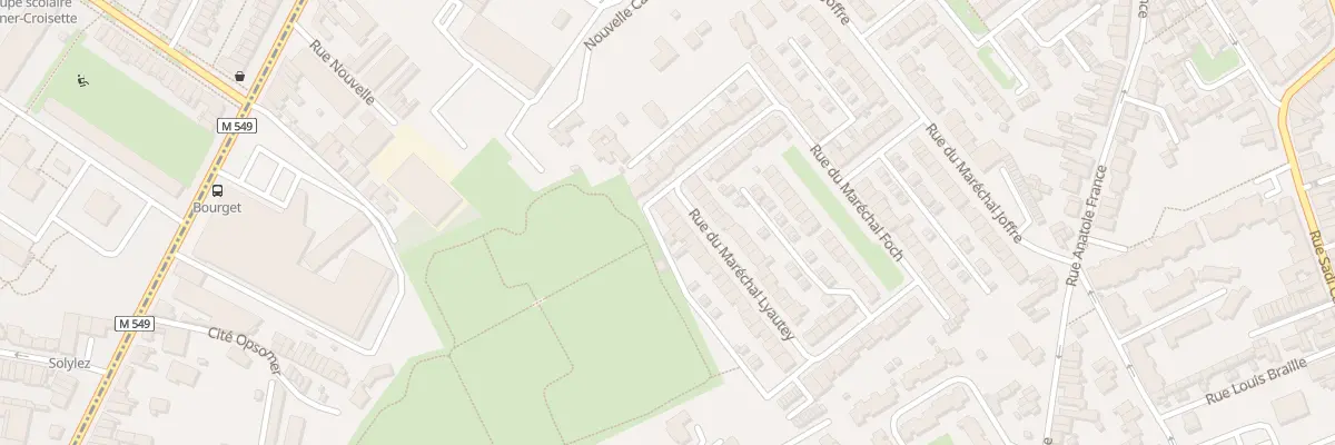Plan du 33 Rue du Maréchal Lyautey à Faches-Thumesnil