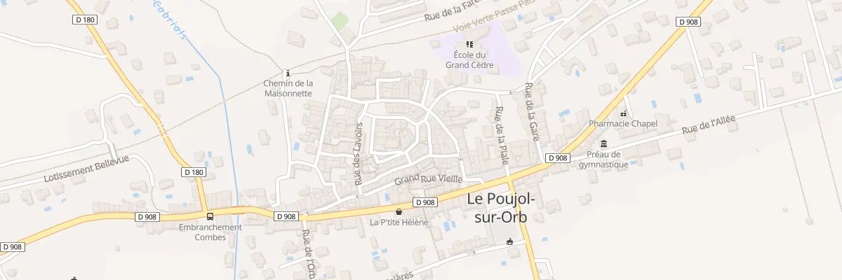 Plan du 1 Rue des Remparts au Poujol-sur-Orb