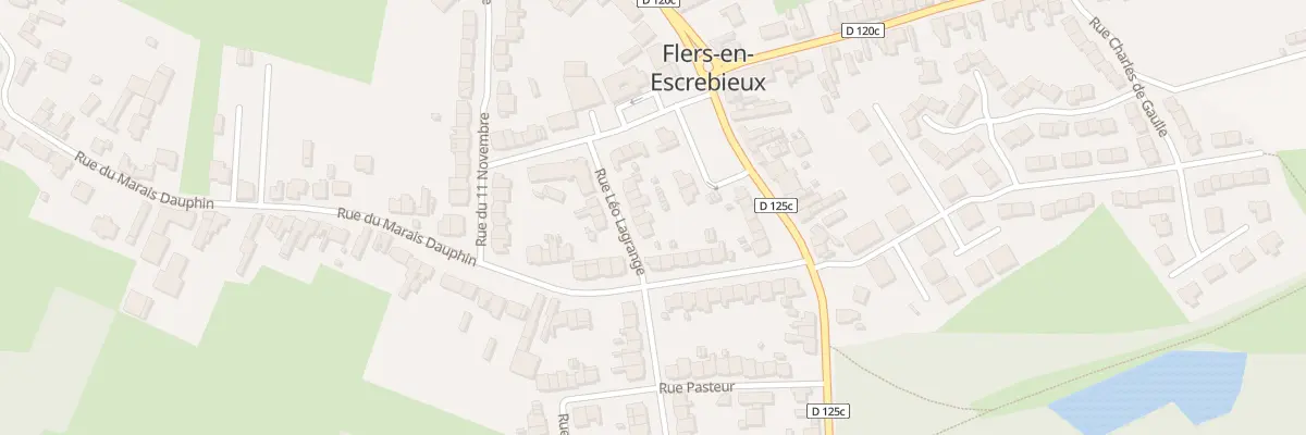 Plan du 15 Rue Leo Lagrange à Flers-en-Escrebieux