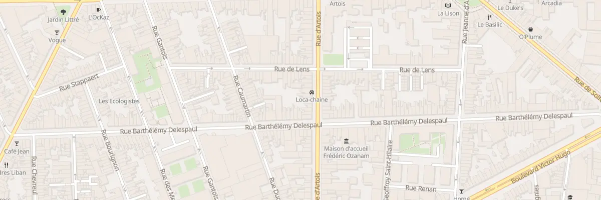 Plan du 46 Rue d’Artois à Lille