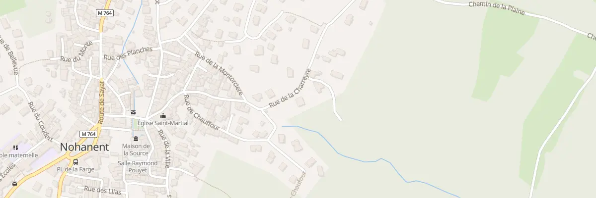 Plan du 34 Rue de la Charreyre à Nohanent