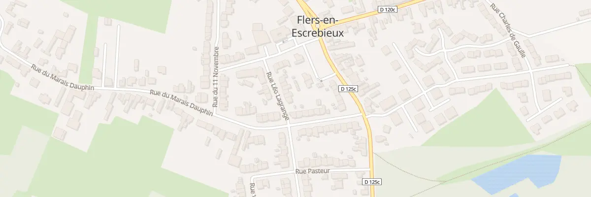 Plan du 17 Rue Leo Lagrange à Flers-en-Escrebieux