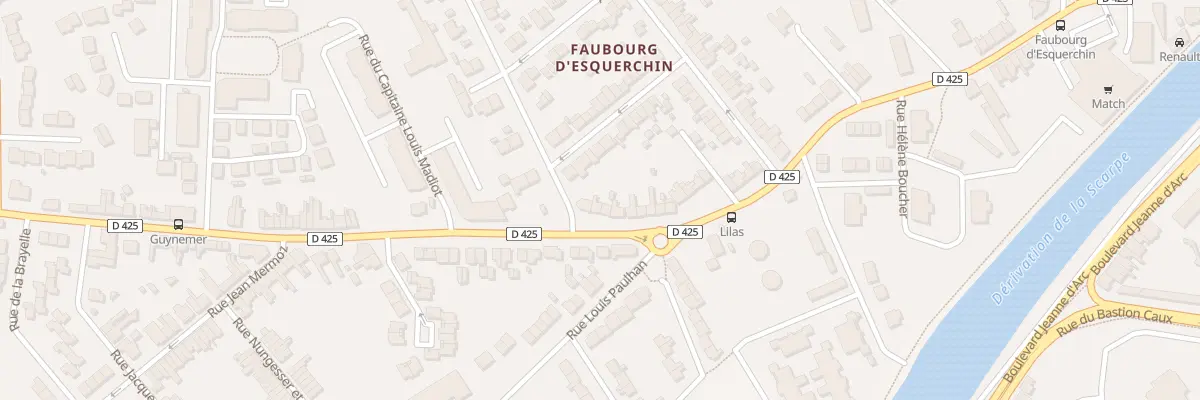 Plan du 392 Rue Guynemer à Douai