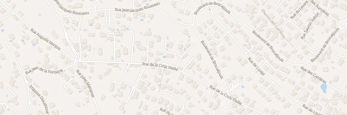 Plan du 86A Rue de la Croix Vieille à Millau
