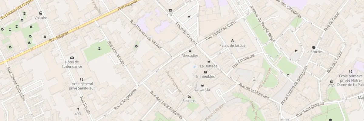 Plan du 11 Rue d’Angleterre à Lille
