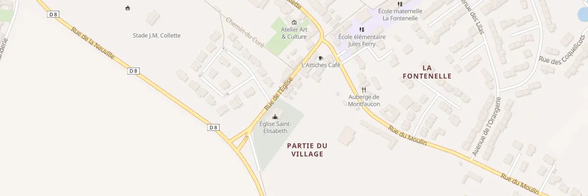 Plan du 15 Rue de l’Eglise à Attiches