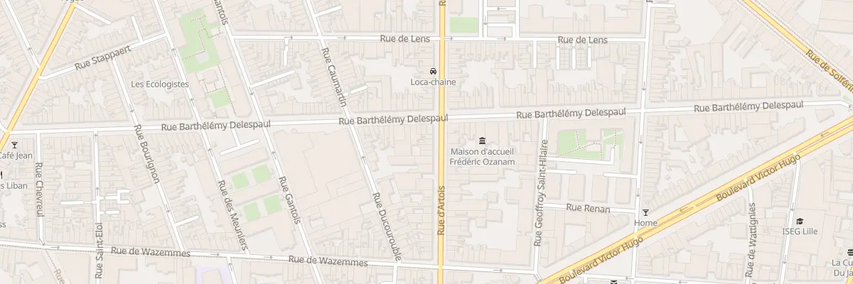 Plan du 62 Rue d’Artois à Lille