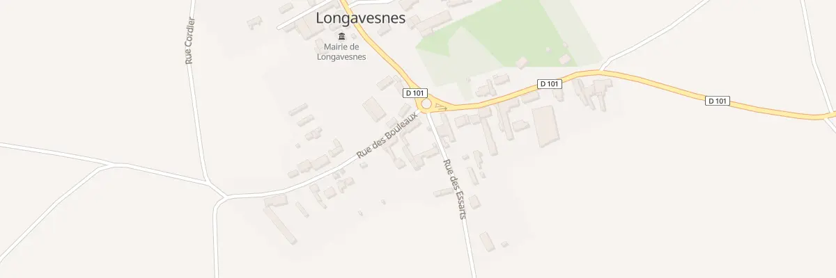 Plan du 2 Rue des Essarts à Longavesnes