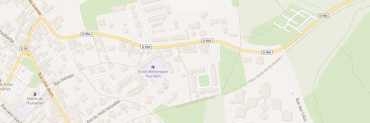Plan du 44 Rue Emile Zola à Thumeries