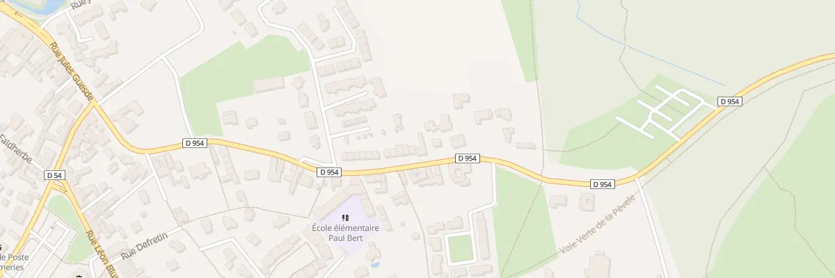 Plan du 47 Rue Emile Zola à Thumeries