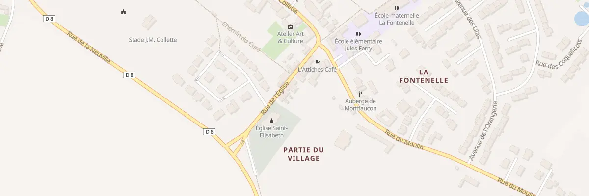 Plan du 11 Rue de l’Eglise à Attiches