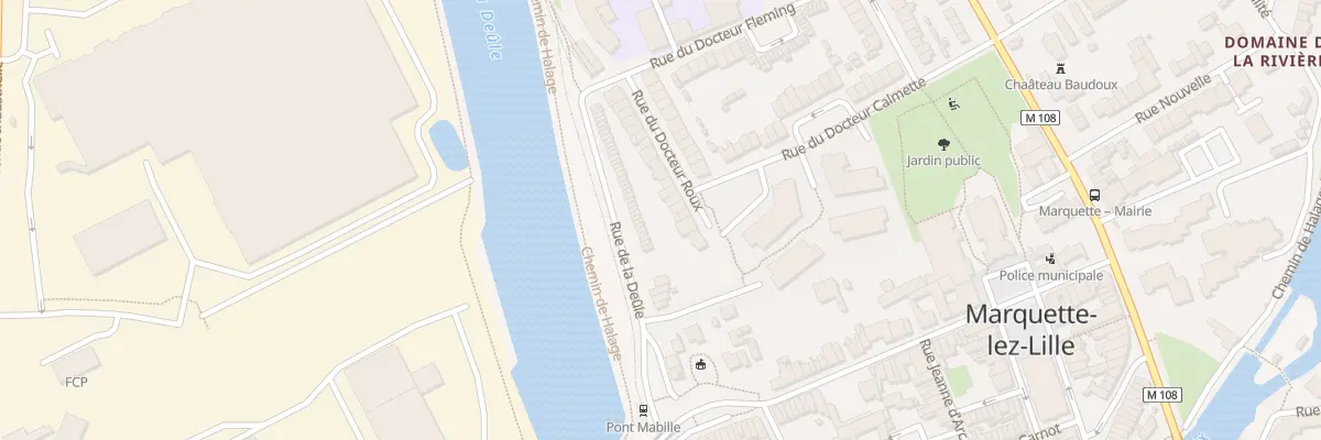 Plan du 5 Rue du Docteur Roux à Marquette-lez-Lille