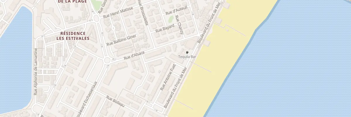 Plan du 288 Bd du Front de Mer à Port-la-Nouvelle