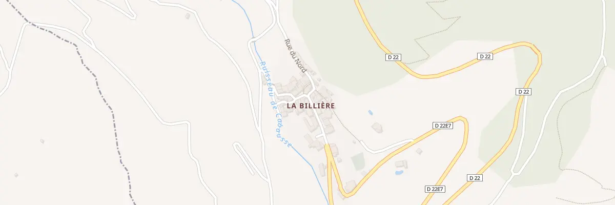 Plan du 5079 La Billiere à Taussac-la-Billière