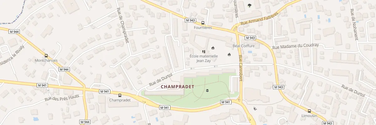 Plan du 68 Rue de Durtol à Clermont-Ferrand