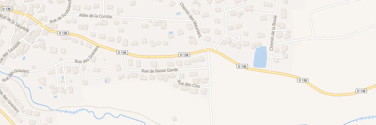 Plan du 15 Rue de Basse Garde à Enval
