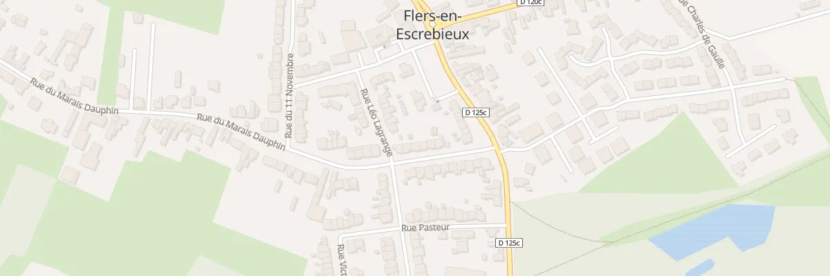 Plan du 67 Rue du Marais Dauphin à Flers-en-Escrebieux