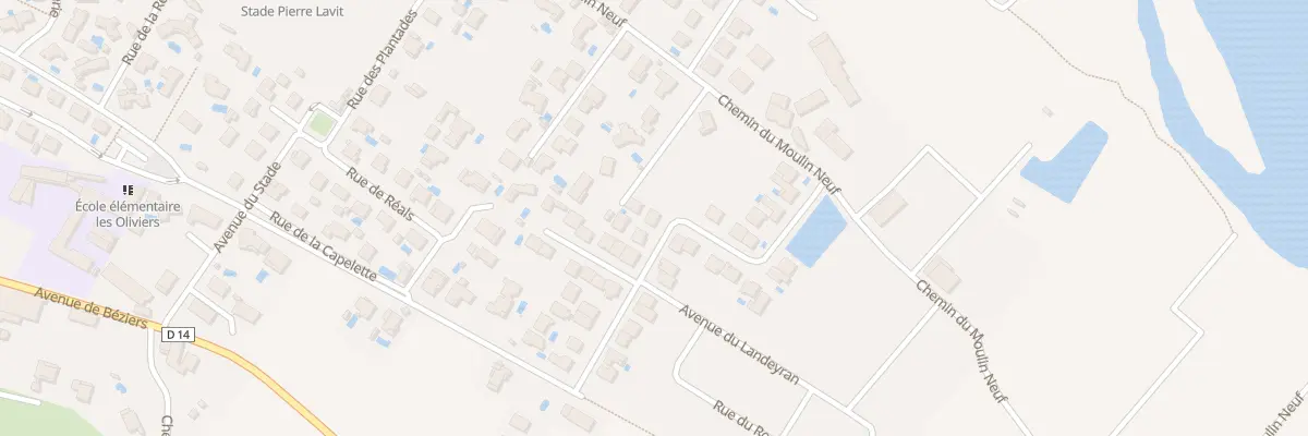 Plan du 24 Av des Fontanilles à Cessenon-sur-Orb