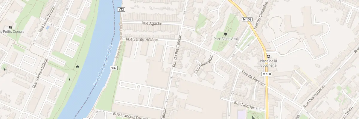 Plan du 114 Rue du Pré Catelan à La Madeleine