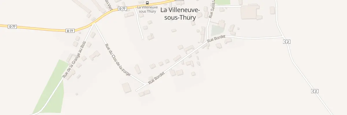 Plan du 20 Rue Bordet à La Villeneuve-sous-Thury