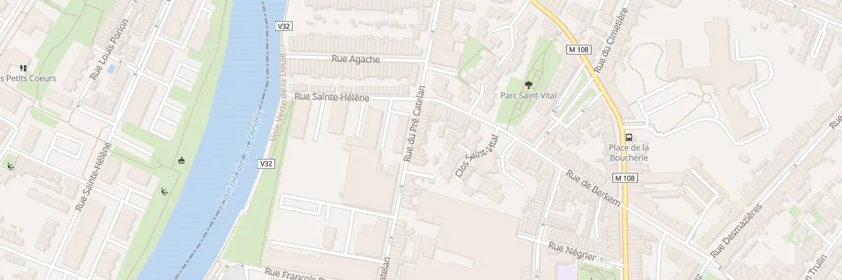 Plan du 116 Rue du Pré Catelan à La Madeleine
