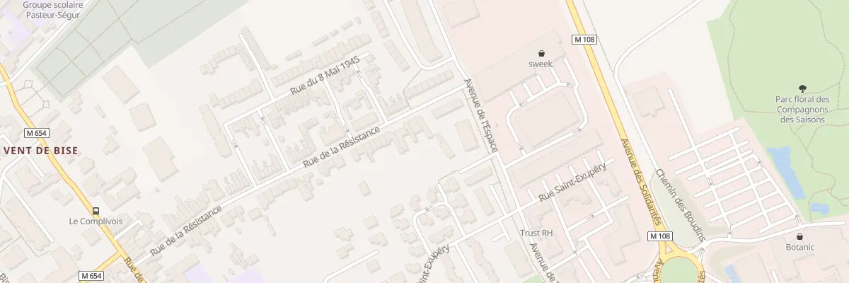 Plan du 60 Rue de la Résistance à Wambrechies