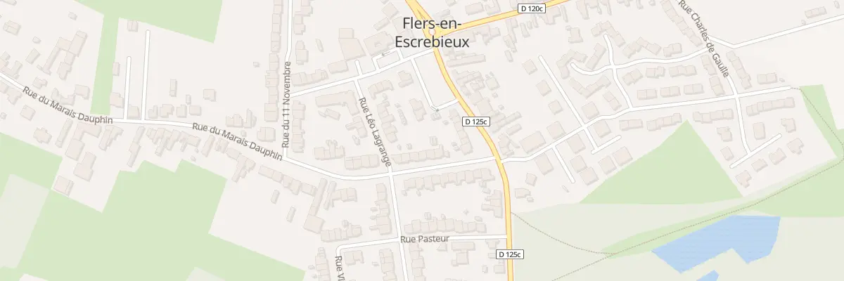 Plan du 69 Rue du Marais Dauphin à Flers-en-Escrebieux