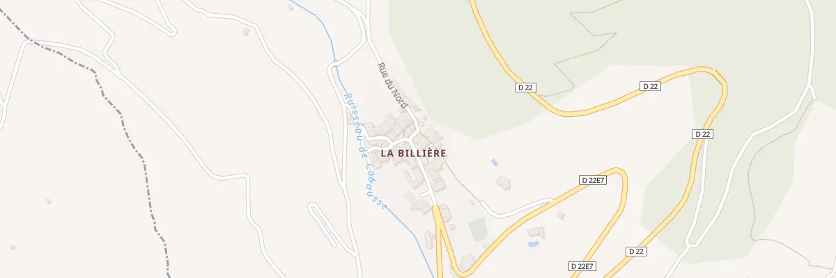 Plan du 5033 La Billiere à Taussac-la-Billière