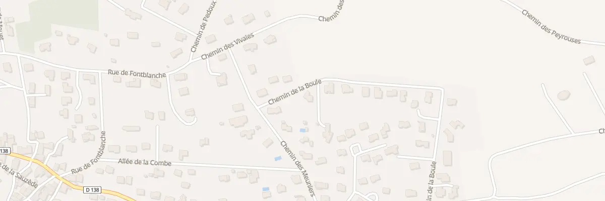 Plan du 2 Che de la Boule à Enval