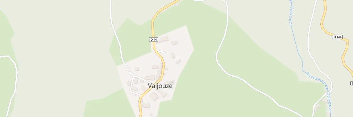 Plan du 5015B Le Bourg à Valjouze