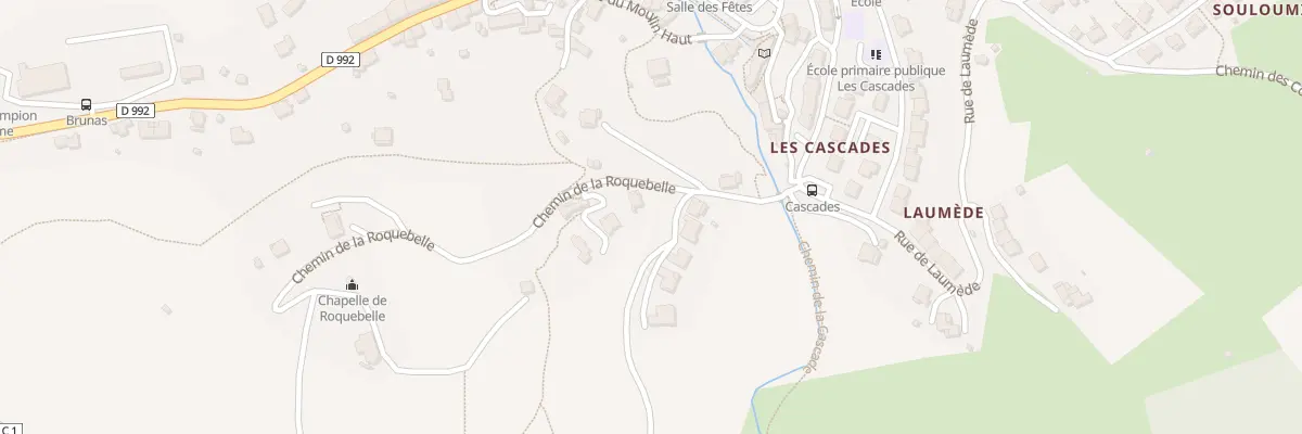 Plan du 5158A Les Cascades à Creissels