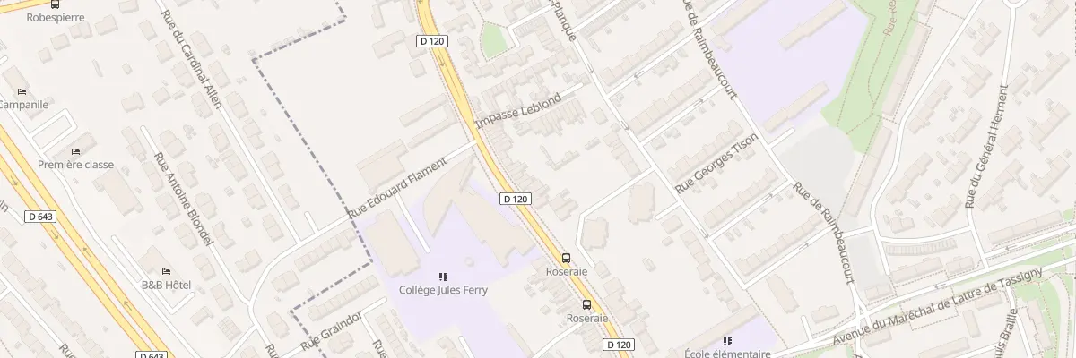 Plan du 756 Rue du Fbg de Bethune à Douai