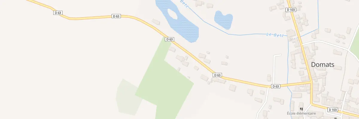 Plan du 25 Rue du Stade à Domats