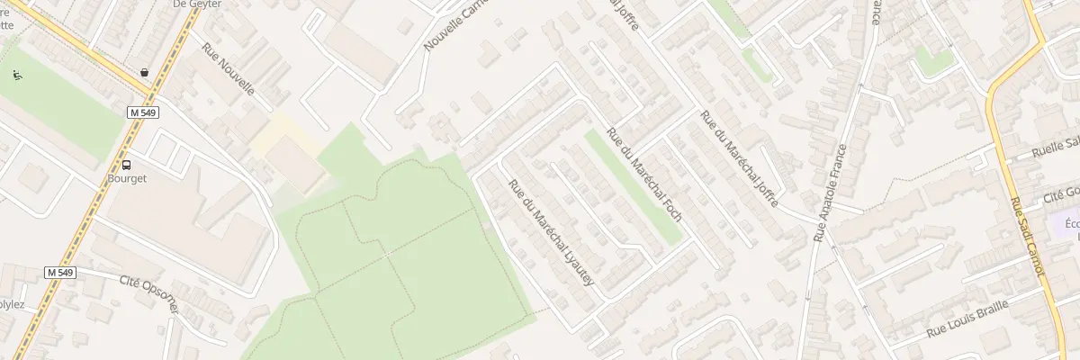 Plan du 24 Rue du Maréchal Lyautey à Faches-Thumesnil