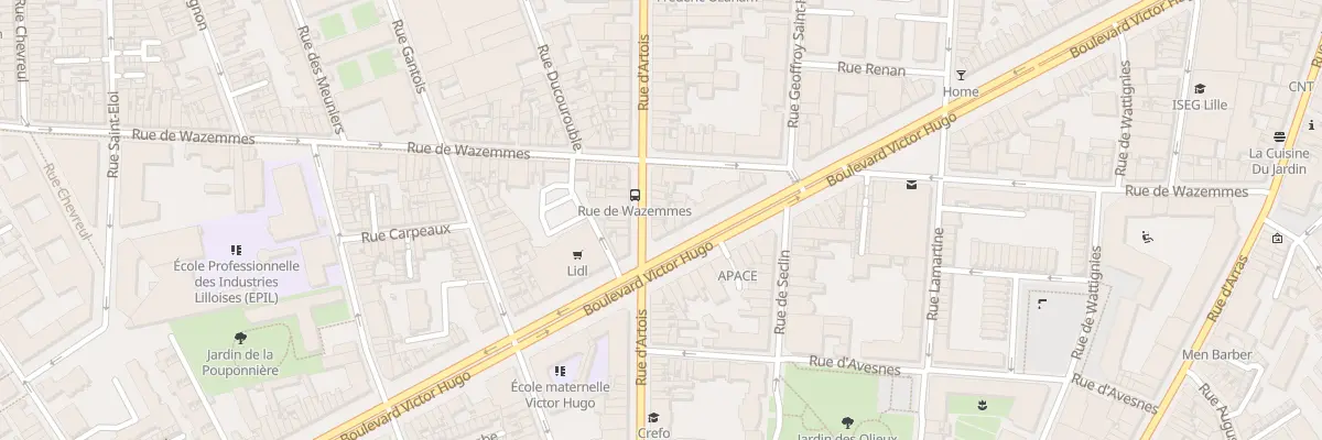 Plan du 79 Rue d’Artois à Lille