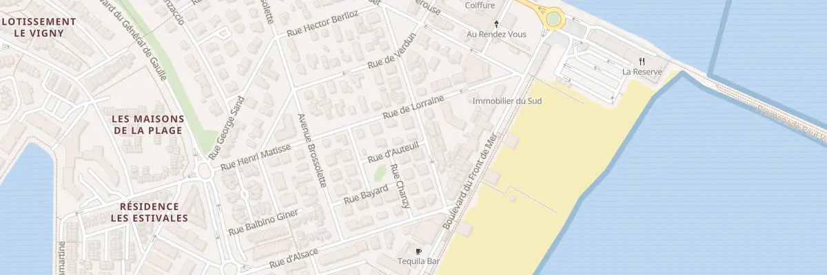 Plan du 2 Rue d’Auteuil à Port-la-Nouvelle