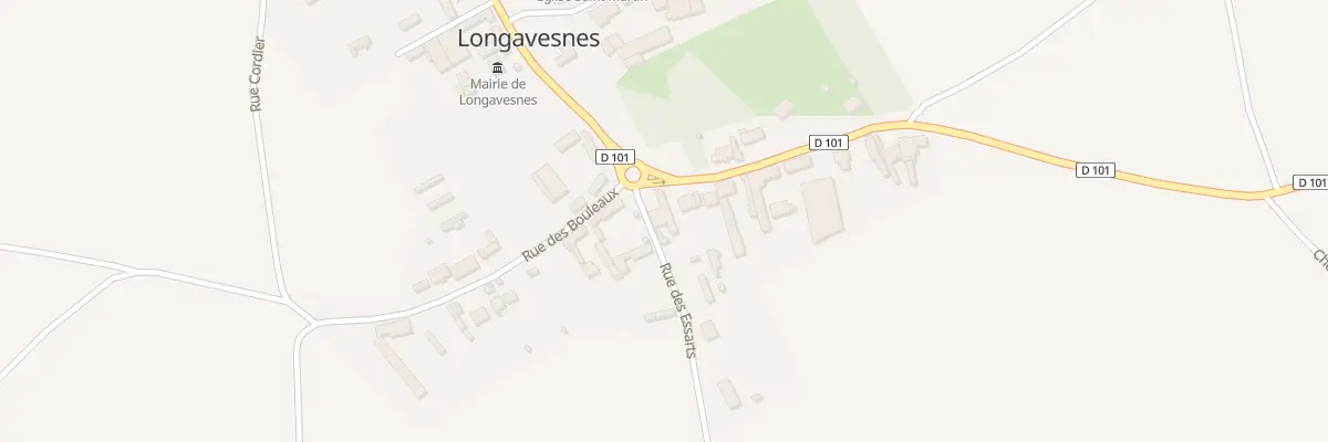 Plan du 2 Rue d’En Haut à Longavesnes