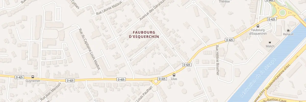 Plan du 82 Av des Capucines à Douai