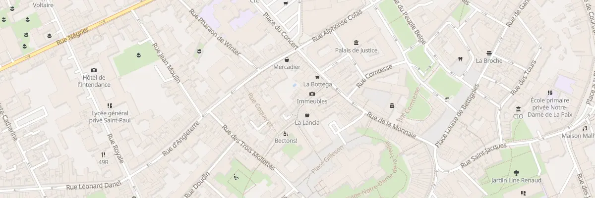 Plan du 14 Rue de Peterinck à Lille