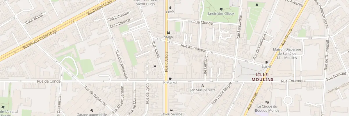 Plan du 143 Rue d’Artois à Lille