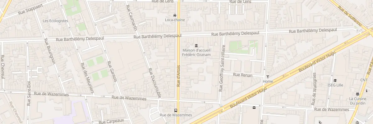 Plan du 45 Rue d’Artois à Lille