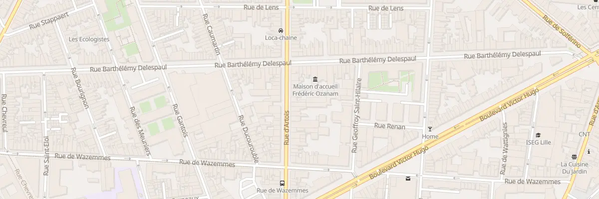Plan du 43 Rue d’Artois à Lille