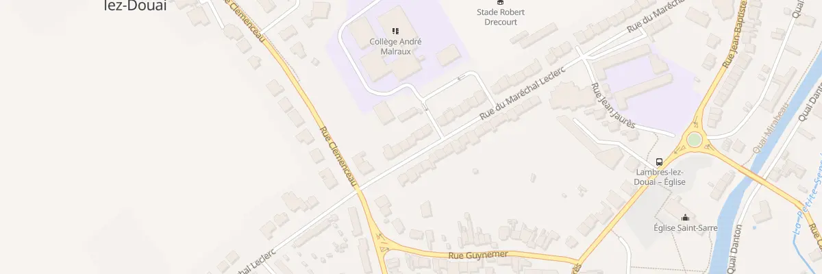 Plan du 428 Rue du Maréchal Leclerc à Lambres-lez-Douai