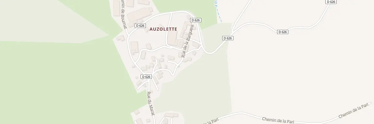 Plan du 5039 Auzolette à Courgoul
