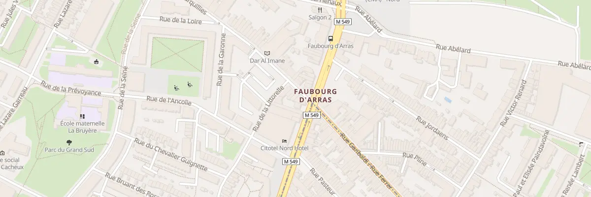 Plan du 298 Rue de Marquillies à Lille