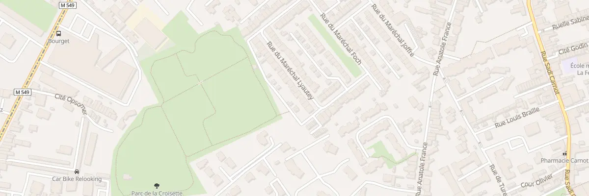 Plan du 9 Rue du Maréchal Lyautey à Faches-Thumesnil