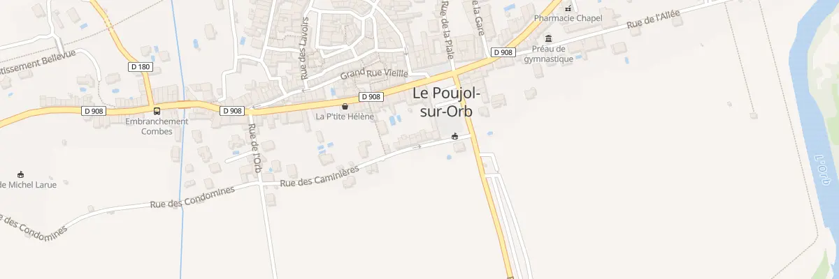 Plan du 52 Grand Rue au Poujol-sur-Orb