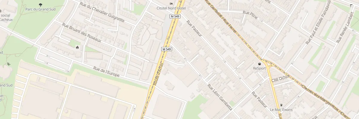 Plan du 77 Rue Gambetta à Faches-Thumesnil