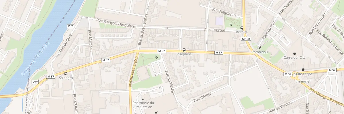 Plan du 93 Rue Roger Salengro à La Madeleine