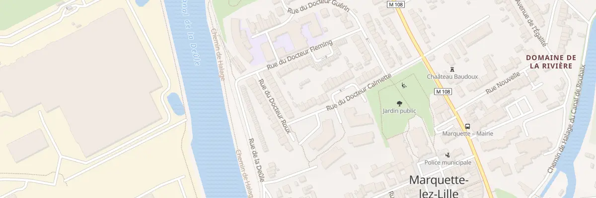 Plan du 42 Rue du Docteur Calmette à Marquette-lez-Lille